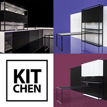 Cocina III /  Tenerife . 3D, 3D Design, Interior Design, Industrial Design, and 3D Modeling project by Alejandro Fernández Da cunha - 12.19.2018