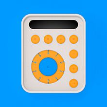 Calculadora / #dacunproducts. 3D, 3D Design, Industrial Design, and 3D Modeling project by Alejandro Fernández Da cunha - 11.06.2018