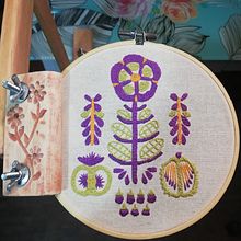 Mi Proyecto del curso: Flor y frutos @ivannabordados. Arts, Crafts, and Embroider project by Ivanna Torres Caro - 04.06.2021