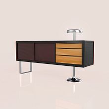 Mobiliario . 3D, 3D Design, Interior Design, Furniture Design, Making, Industrial Design, and 3D Modeling project by Alejandro Fernández Da cunha - 03.06.2019