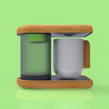 Cafetera / #dacunproducts. 3D, 3D Design, Interior Design, Industrial Design, and 3D Modeling project by Alejandro Fernández Da cunha - 10.03.2019