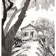 Ilustração. Traditional illustration, and Watercolor Painting project by Raro de Oliveira - 06.12.2020