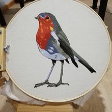 Mi Proyecto del curso: Pintar con hilo: técnicas de ilustración textil. Embroider project by Gisel Tapia Araya - 06.11.2020