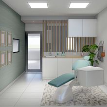 Mi Proyecto del curso: Diseño de interiores para CONSULTORIO DENTAL. Projekt z dziedziny  Architektura użytkownika akarina_morales - 13.06.2020