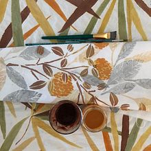 Teaser da oficina de estamparia natural. Artesanato, e Design de moda projeto de Roberta Kremer - 12.06.2020