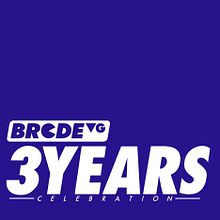 BRCDEVG 3 years. Een project van  Br, ing en identiteit, Vectorillustratie y Motion Graphics van Raúl González - 12.06.2019