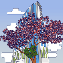 Minimalistic Landscape . Design digital, Design grafic & Ilustrație tradițională de Alejo Angel - 05.27.2020