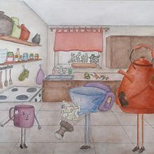 My project in The Art of Sketching: Transform Your Doodles into Art course. Un projet de Dessin artistique, Conception de personnages, Dessin, Illustration traditionnelle, Illustration à l'encre , et Aquarelle de Radka Kalpakova - 24.07.2020