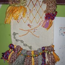 Mi Proyecto del curso: Creación de tapices bordados. Arts, Crafts, Embroider, Sewing, Creativit, Creating with Kids, Jewelr, Design, Fashion Design, Costume Design, Printing, and Fiber Arts project by Mariela Salgado Carrasco - 06.13.2020