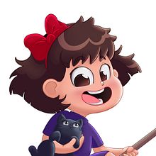 Little Ghiblis . Desain Karakter, Ilustrasi tradisional, Ilustrasi Digital & Ilustrasi Anak-Anak proyek oleh Miriam Escobosa Lazaro - 06.13.2020