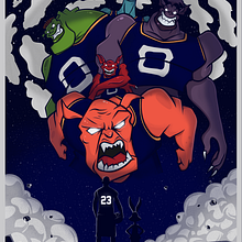 SPACE JAM. Un progetto di Illustrazione vettoriale di Samuel Bernal - 11.07.2020