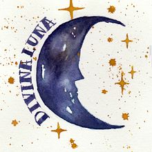 Divina Luna. Artistic Drawing project by Flor Estrada - 06.14.2020