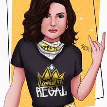 Lana Parrilla. Un progetto di Disegno digitale di Karollaynne Holanda - 23.05.2020