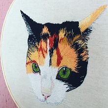 Mi Proyecto del curso: Needle painting para principiantes. Een project van Borduurwerk van Oralia González - 13.06.2020