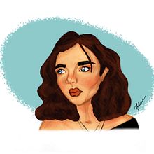 Retratos ilustrados. Portrait Drawing, Traditional illustration, and Digital Painting project by Thaiane Mendes - 06.13.2020