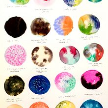 Planets . Un proyecto de Pintura a la acuarela de nicki_williams - 14.06.2020