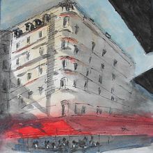 My project in Architectural Sketching with Watercolor and Ink course. Watercolor Painting project by John Cowburn - 06.14.2020