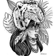 Mi Proyecto del curso: Diseño e ilustración digital de tatuajes con Procreate. Fine Arts project by Alex Araiza - 06.14.2020