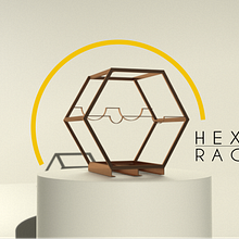Hexa Rack. Un projet de Conception de produits de Katia Lozano Giraldo - 15.06.2020