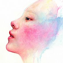 Rainbow Child. Traditional illustration, Portrait Drawing, and Watercolor Painting project by Arthur Braud - 02.07.2021