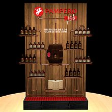 Proyecto 3D Gondola Pampero. Un progetto di Progettazione 3D, Retail Design e Graphic design di manuel iglesia - 24.10.2019