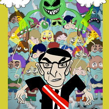 Mi Proyecto del curso: Ilustración coronavirus Peru  Ein Projekt aus dem Bereich Digitale Illustration von Edmundo Romero - 07.06.2020