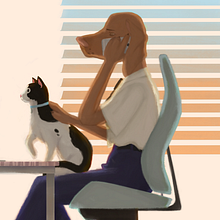 Trabajar desde casa. Un progetto di Creatività, Disegno, Disegno digitale, Character design, Illustrazione tradizionale, Illustrazione digitale, Pittura digitale, Stor e telling di Esther Valero Ballestero - 15.06.2020