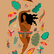 Meu projeto do curso: Ilustração flat com Photoshop. Ilustração tradicional e Ilustração digital projeto de Yasmin Mourão - 15.06.2020