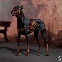 Zombie_Dog. Un proyecto de 3D de Pedro Javier Asuar Catalán - 15.06.2020