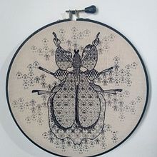 Mi Proyecto del curso: Introducción al bordado en blackwork. Een project van Borduurwerk van Luz Amparo Lema - 15.06.2020