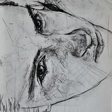 SKETCH / CHARCOAL DRAFT. Un progetto di Disegno a matita, Disegno di ritratti e Sketchbook di ALFONSO OSORIO - 16.06.2020