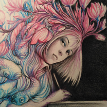 My project in Chiaroscuro Creative Portrait with Pencils course. Ilustração tradicional projeto de Shael Ami - 17.06.2020