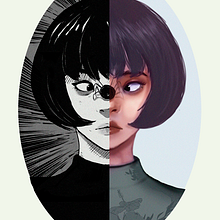 TWO STYLES. Traditional illustration, Digital Illustration, and Digital Painting project by Florencia Grassi - 06.17.2020