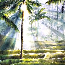 Watercolor Nature. Un proyecto de Pintura a la acuarela de Yana Shvets - 01.01.2020