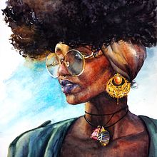 Watercolor portrait. Un proyecto de Pintura a la acuarela de Yana Shvets - 01.06.2020