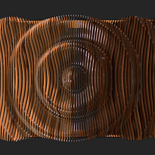 Wood Ripple. Un proyecto de 3D y Diseño 3D de dbr3d - 14.06.2020