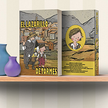 Mockup "El Lazarillo de Tormes". Un progetto di Composizione fotografica, Creatività, Graphic design e Illustrazione tradizionale di Pili Puig Esteve - 17.06.2020