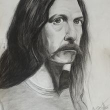 No me quedó parecido, pero aún así, he aprendido mucho. Gracias Diego catalan. Un progetto di Disegno a matita, Disegno di ritratti e Disegno realistico di bbhhkjhkjgb - 17.06.2020