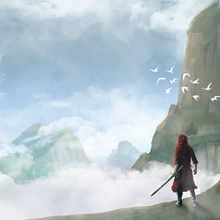 La espada del gigante. Concept Art, and Digital Illustration project by Alejandro Figueroa - 10.23.2017