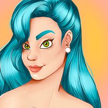 Meu projeto do curso: Retrato de personagens femininas com Procreate. Un progetto di Disegno digitale di Raphael Serafim - 19.06.2020