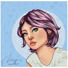 Resultado final - Camila Paier / Retrato de personagens femininas com Procreate. Concept Art, and Traditional illustration project by Camila Paier - 06.18.2020