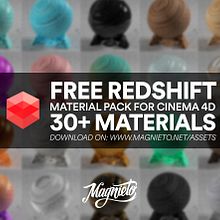 Librería gratuita de materiales para Redshift C4D. Un proyecto de 3D de Alejandro Magnieto Benlliure - 18.06.2020