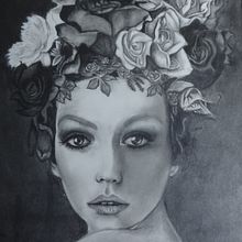 Mi Proyecto del curso: Retrato realista con lápiz de grafito. Un progetto di Disegno realistico di Juan Francisco - 20.06.2020