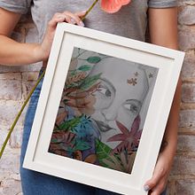 Mi Proyecto del curso: Retrato ilustrado en acuarela Ein Projekt aus dem Bereich Zeichnung, Bleistiftzeichnung, Porträtzeichnung, Digitale Zeichnung, Traditionelle Illustration, Botanische Illustration und Aquarellmalerei von Male Alonso - 19.06.2020