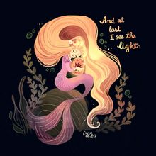 Mermaids. Ilustração digital e Ilustração infantil projeto de Carrie on Art - 01.05.2020