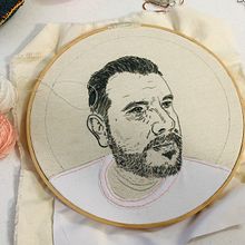 Mi Proyecto del curso: Creación de retratos bordados. Projekt z dziedziny  Haft użytkownika Jessica Acosta R. - 20.06.2020