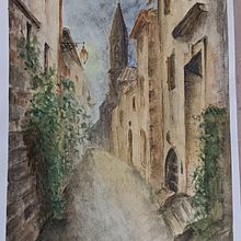 My project in Architectural Sketching with Watercolor and Ink course. Ilustração arquitetônica projeto de PJ - 25.06.2020