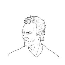 Clint. Drawing project by Eduardo Arcas - 06.20.2020