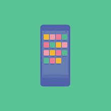 Rotatin 2D Phone. 2D Animation project by Fran Chávez - 06.20.2020