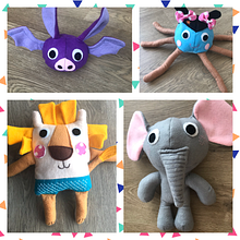 Mi Proyecto del curso: Textile Toys: diseño y creación de personajes en tela. Un proyecto de Artesanía y Costura de Elisabeth Reyes - 20.06.2020